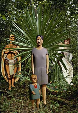 Three Generations at the Fan Palm