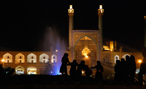 Esfahan, Iran, Meydan at Night