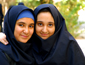 Kashan, Iran, Two Pretty Girls at the Fin Garden