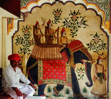 Mural in Rajasthan