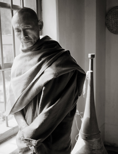 Monk at Inle Lake Monastery