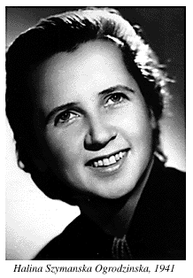 Photograph of Halina Szymanska Ogrodzinska, 1941