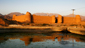 Iran, Ruined Fort Along the Road to Yazd