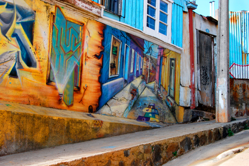 Valparaiso, Chile, Trompe Alley