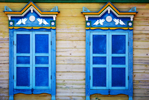 Village of Old Believers, 2 Bird Windows