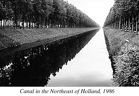 Photograph of Canal in Northeastern Holland, 1986