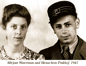 Photograph of Mirjam Waterman and Menachem Pinkhof, 1943